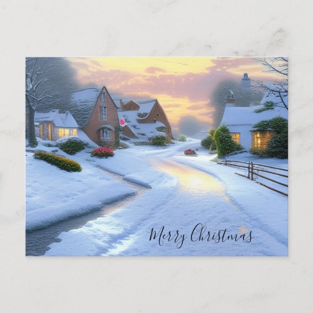 Merry Christmas     Holiday Postcard (Front)