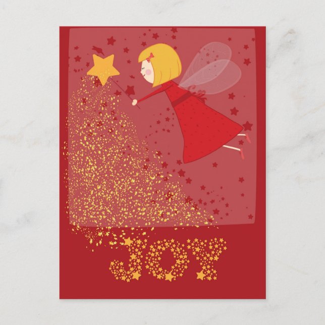 merry Christmas Holiday Postcard (Front)