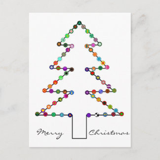 Merry Christmas Holiday Postcard