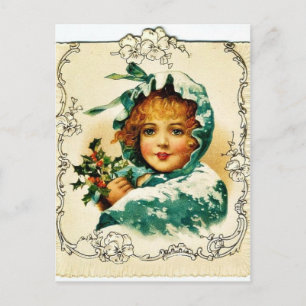 Merry Christmas Holiday Postcard