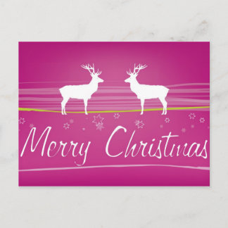 Merry Christmas Holiday Postcard