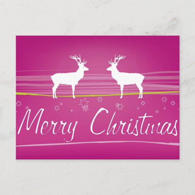 Merry Christmas Holiday Postcard (Front)