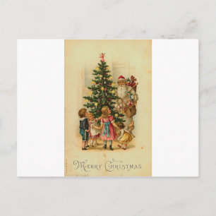 Merry Christmas Holiday Postcard