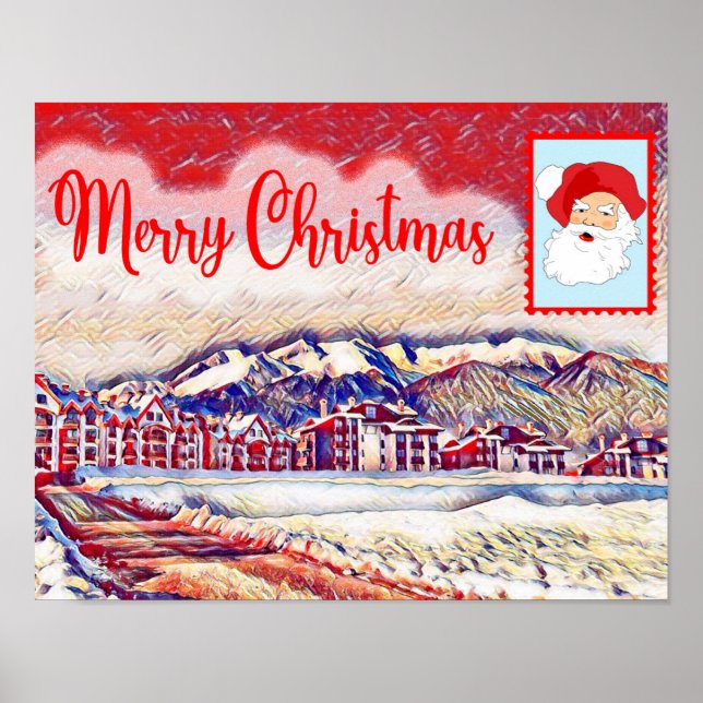 Merry Christmas Holiday Poster (Front)