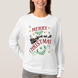 Merry Christmas Holiday Santa T-Shirt