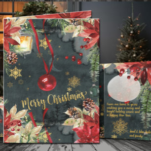 Merry Christmas Holiday Splendour Card