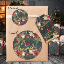 Merry Christmas Holiday Splendour Glossy