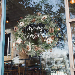 Merry Christmas   Holiday Window Cling