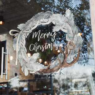 Merry Christmas   Holiday Window Cling