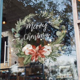 Merry Christmas   Holiday Window Cling