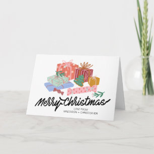 Merry Christmas Holiday Wishes For Family Friends  Card