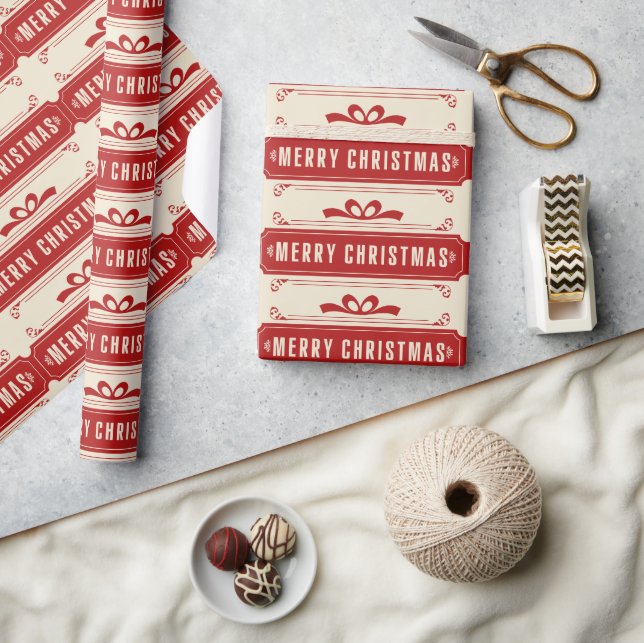 Merry Christmas Holiday Wrapping Paper (Crafts)