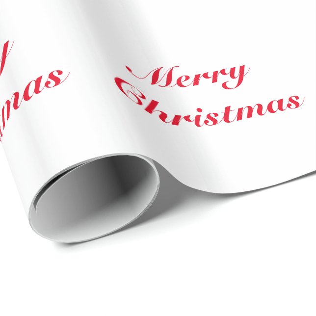 Merry Christmas Holiday Wrapping Paper (Roll Corner)