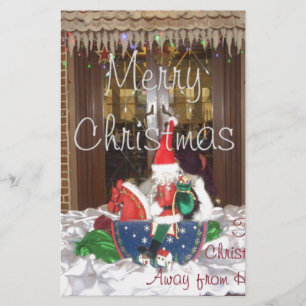 Merry Christmas holidays away from home Inspired A Stationery