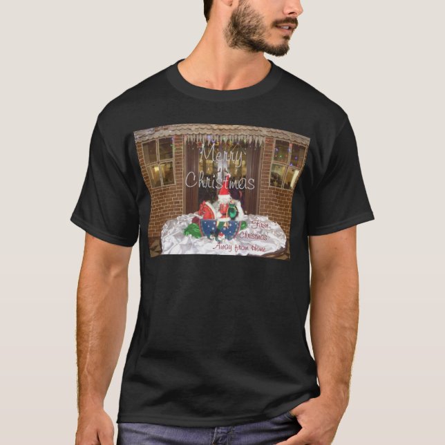 Merry Christmas holidays away from home Inspired A T-Shirt (Front)