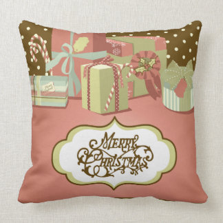 Merry Christmas Holidays Home Decor Throw Pillow