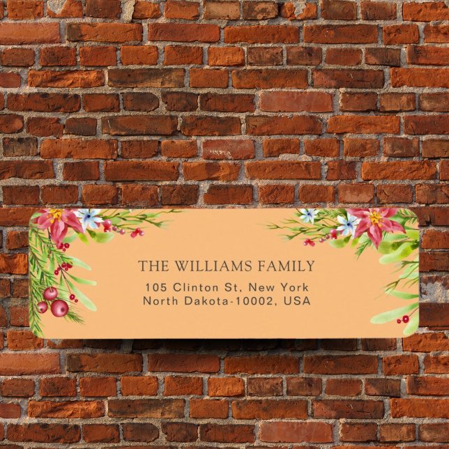 Merry Christmas Holly Berry Pine Very Merry Orange (Creator Uploaded)