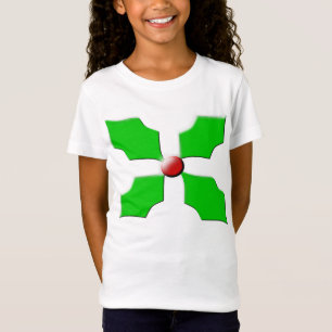 Merry Christmas Holly Kids T Shirt