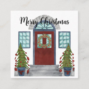 Merry Christmas home Enclosure Card
