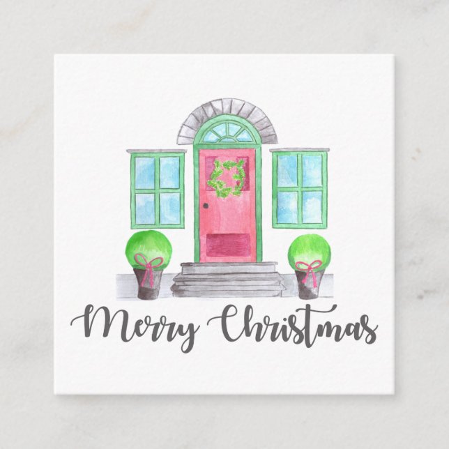 Merry Christmas home Enclosure Card (Front)