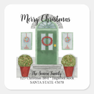 Merry Christmas home Envelope seal