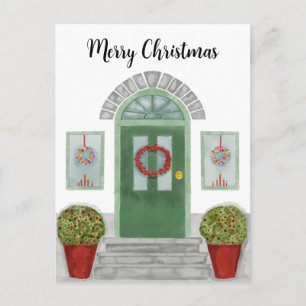 Merry Christmas home Postcard