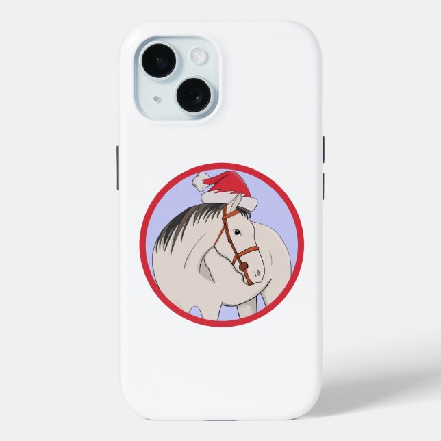 Merry Christmas Horse Case-Mate iPhone Case (Back)