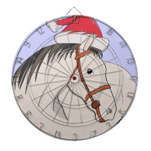 Merry Christmas Horse Dartboard