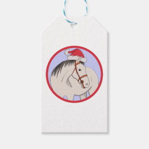 Merry Christmas Horse Gift Tags