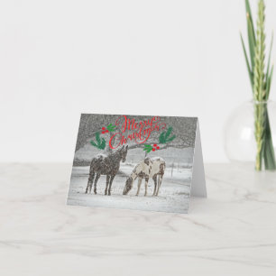 Merry Christmas Horse Lover Card