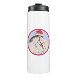 Merry Christmas Horse Thermal Tumbler