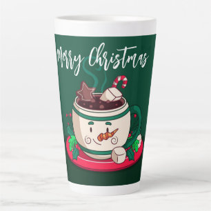 Merry Christmas Hot Chocolate Snowman Mug