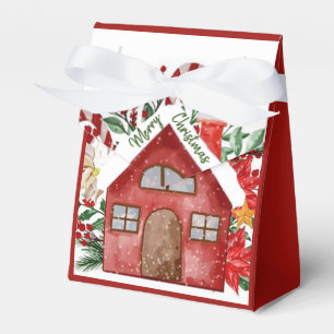 Merry Christmas house gift Favour Box