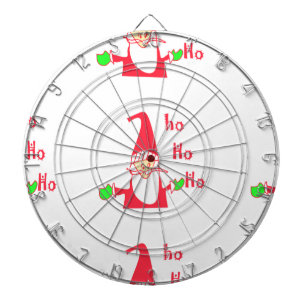 Merry Christmas Humourous Santa Mouse Unique Festi Dartboard