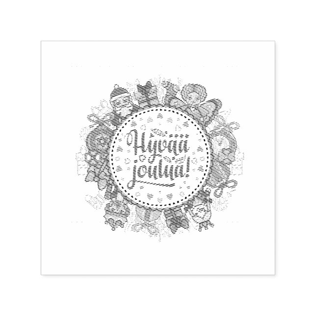 Merry Christmas Hyvää joulua Finnish Self-inking Stamp (Design)