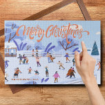 Merry Christmas Ice Skating Winter Magic Family Jigsaw Puzzle<br><div class="desc">Embark on a journey into the enchanting world of winter magic with our Winter Wonderland Personalised Jigsaw Puzzle – a heartwarming addition to your family traditions and the perfect canvas for creating cherished memories. This intricately designed puzzle captures the essence of the season with a picturesque scene of people gracefully...</div>