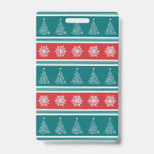 Merry Christmas ID Badge