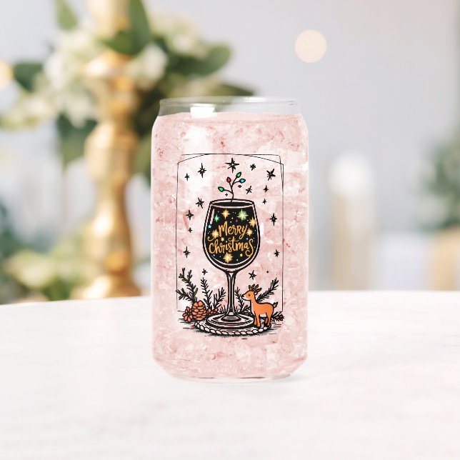 Merry Christmas in a Wine Glass  (Insitu (Wedding))