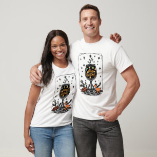 Merry Christmas in a Wine Glass  T-Shirt