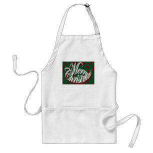Merry Christmas in Green Apron