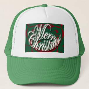 Merry Christmas in Green Hat