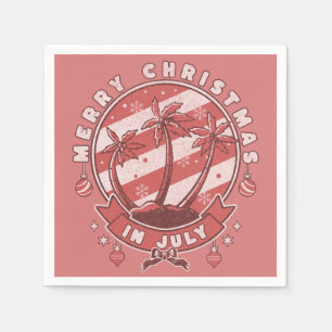 Merry Christmas in July Napkin