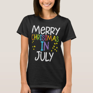 Merry Christmas In July Stars Summer Xmas Men T-Shirt