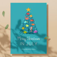 Merry Christmas in July Tropical Coral Tree Fishes