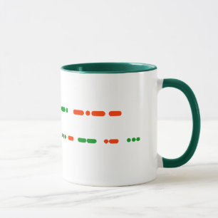 Merry Christmas in Morse Code Mug