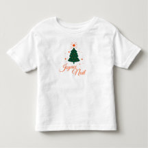 Merry Christmas in red: classic fir tree and cheer