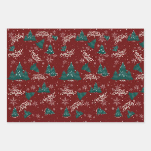 Merry Christmas Individualised Wrapping Sheets