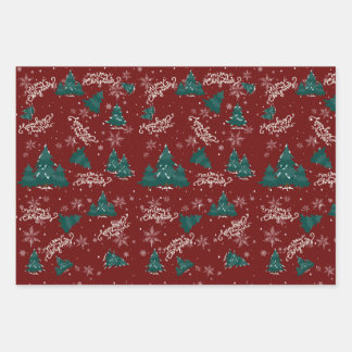 Merry Christmas Individualised Wrapping Sheets 