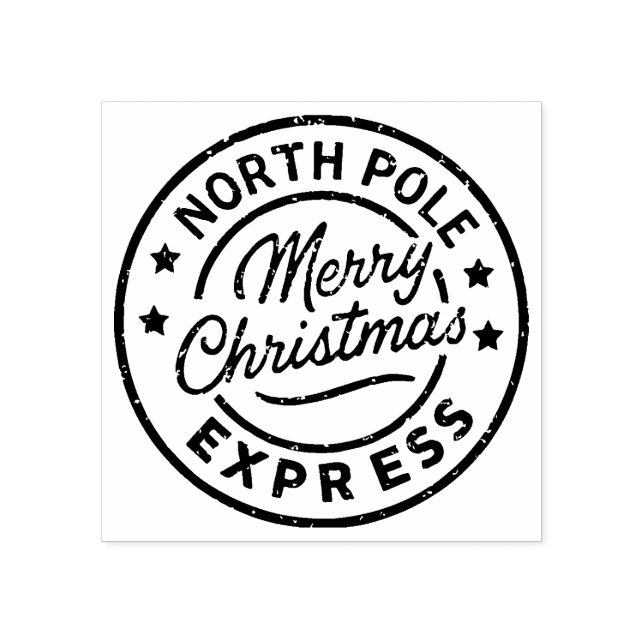 Merry Christmas Ink stamp (Imprint)