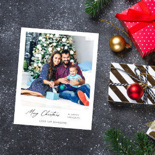 Merry Christmas Instant Photo Minimalist - V Small